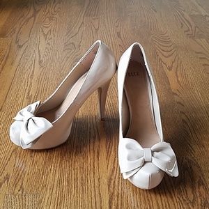 Nude Patent Elle Heels